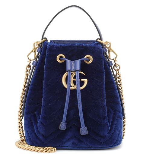 gucci velvet bucket bag review|Gucci marmont medium shoulder bag.